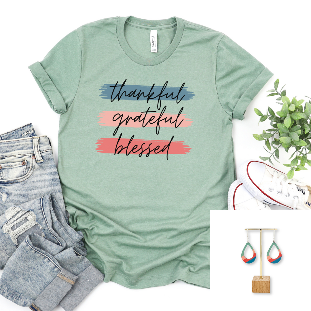 Joyful Pressings Club+ October 2024 tee and accessory