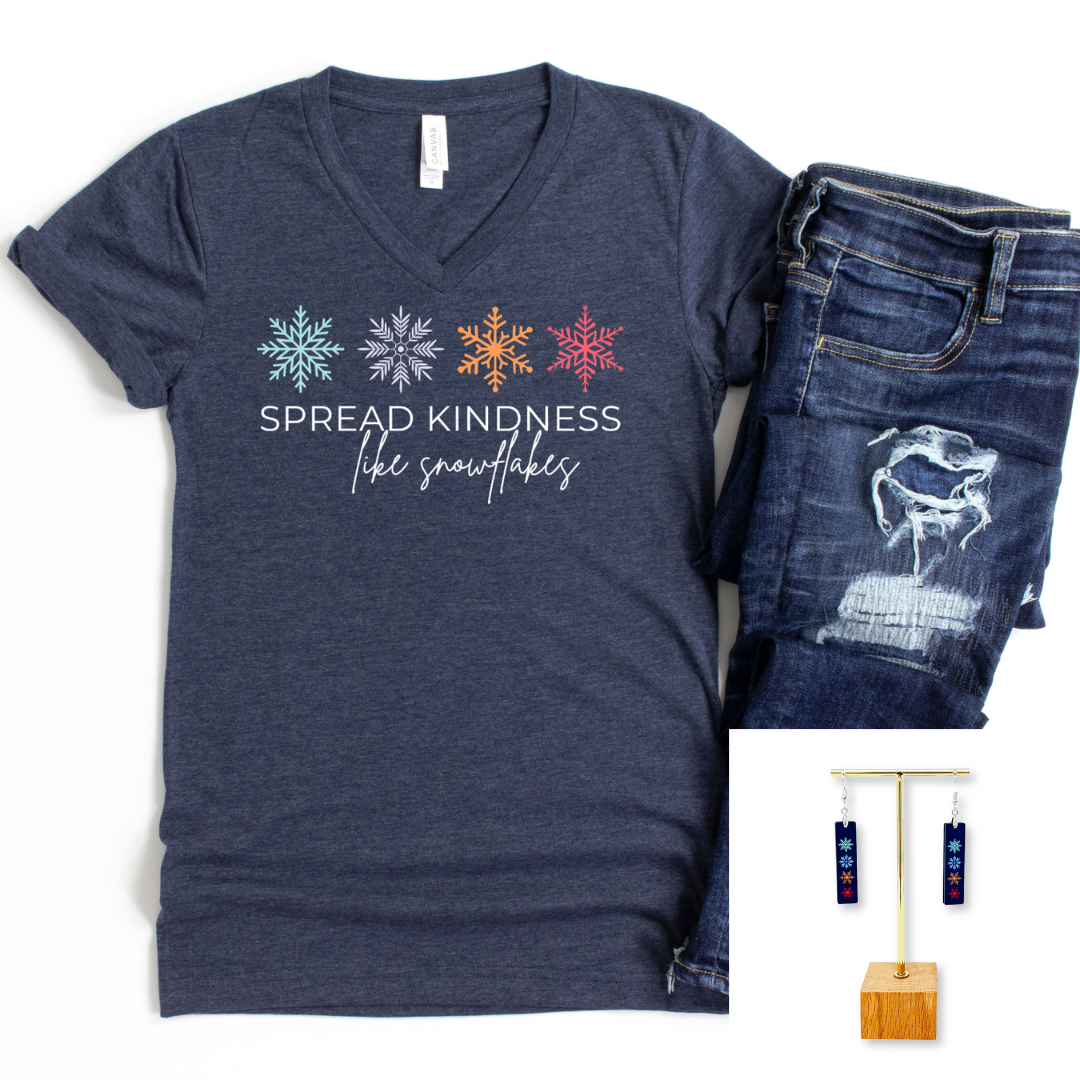 Joyful Pressings Club+ December 2024 tee and accessory