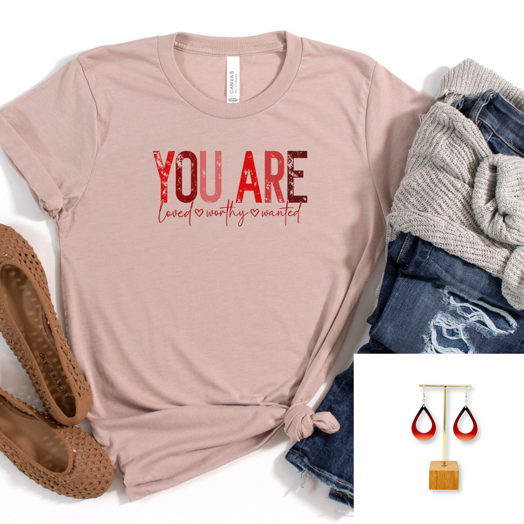Joyful Pressings Club+ January 2025 tee and accessory