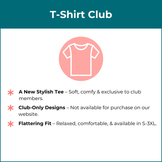 graphic showcasing t-shirt club