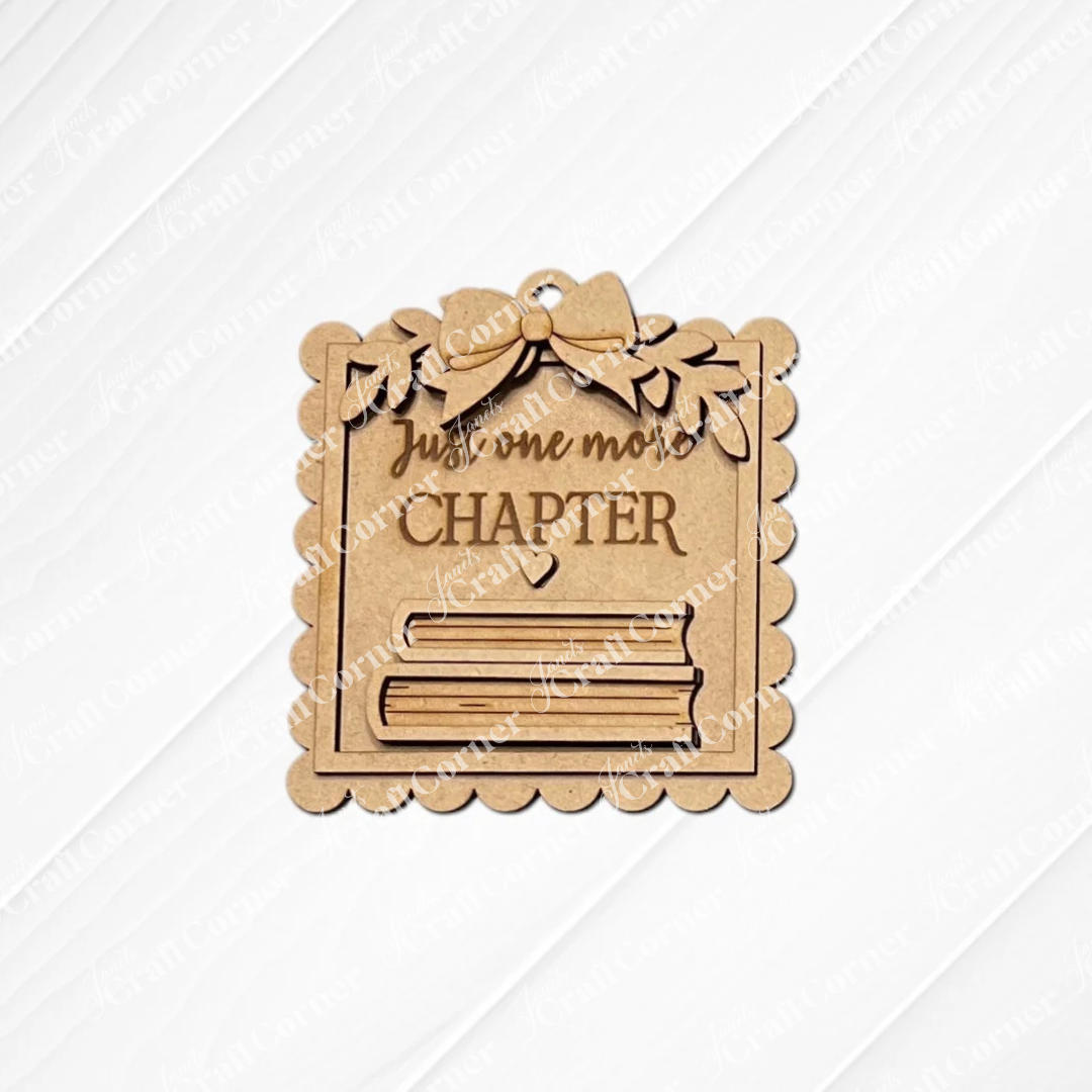 Book Lovers Ornaments - DIY holiday craft kit - Choice of 6