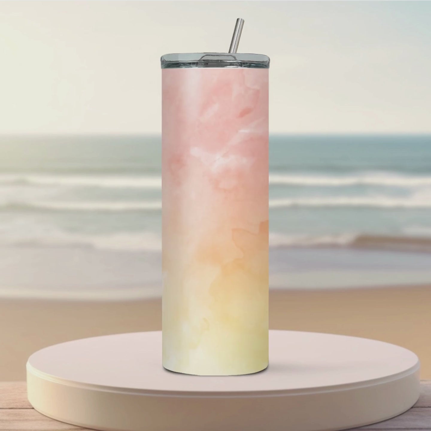 video mockup of the sunkissed tumbler.  