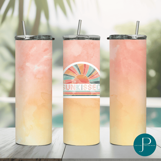 mockup of the sunkissed tumbler.  